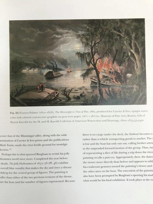 领航西方：乔治·宾厄姆笔下的河流 174幅彩色10幅黑白插图 精装大16开 商品图13