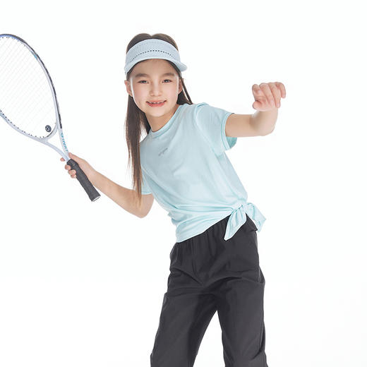onmygame 女童短袖t恤夏季防晒凉感儿童超轻透气运动上衣2024新款 商品图1