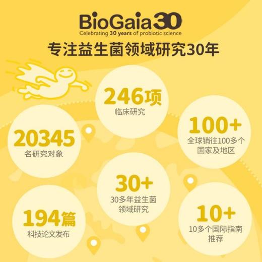 【品牌直邮】BioGaia/拜奥益生菌儿童成人孕妇咀嚼片30片 商品图2