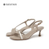 natursun凉拖鞋女款夏季高级感细跟高跟鞋气质法式小凉拖N24328208 商品缩略图4