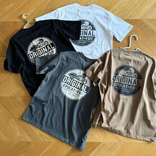 男士美式摩托车数码印花 棉质短袖Tee【包邮+三天无理由tui换】 商品图13