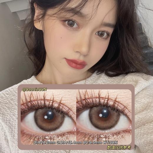 Laseecon半年抛·巧克豆·14.2mm(着色参考13.4mm)·0-800度(无525/575) 韩产进口·(建议佩戴3-4个月左右更换) 商品图0