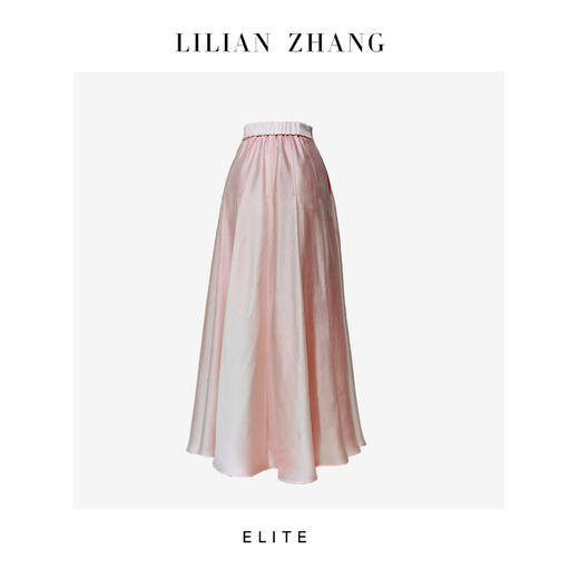 E系列-“定制”—「意境之美」——“清新脱俗”——幻彩欧根纱长半裙2403002 商品图1