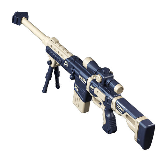 益智百变磁力枪仿真电动声光拼装吃鸡枪3-6岁DIY拼装男孩六一礼物 商品图5