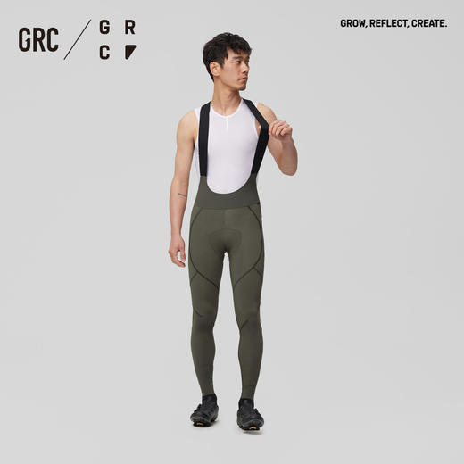 GRC桀骜无尽TECH LW系列春夏男公路车骑行裤双箭头反光背带骑行长裤 商品图4