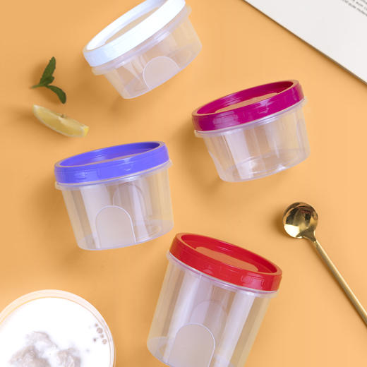 喇叭花一次性甜品打包盒仙草芋圆杯加厚糖水扭盖储物密封罐外卖 商品图0