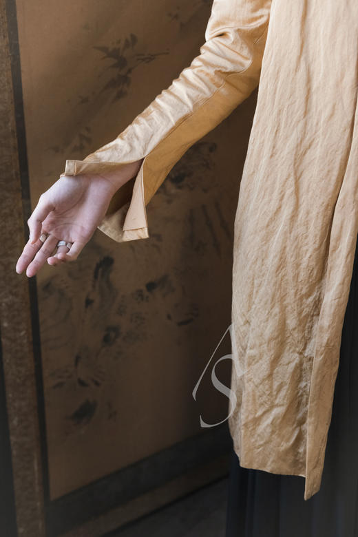 Cortana  桃金色peaches褶纹夹克 商品图3