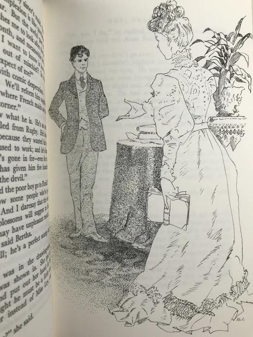 毛姆《克雷杜克夫人》 卡雷尔·托尔插图 复古仿皮精装32开 商品图10