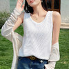 【华夫格美背吊带背心女 新款夏西装内搭打底衫】宽松无袖 外穿内搭上衣 商品缩略图6