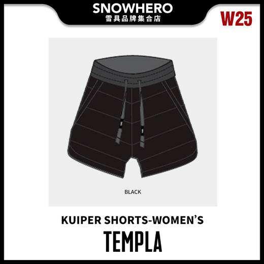 24/25雪季TEMPLA女款KUIPER SHORTS滑雪短裤预售 商品图2