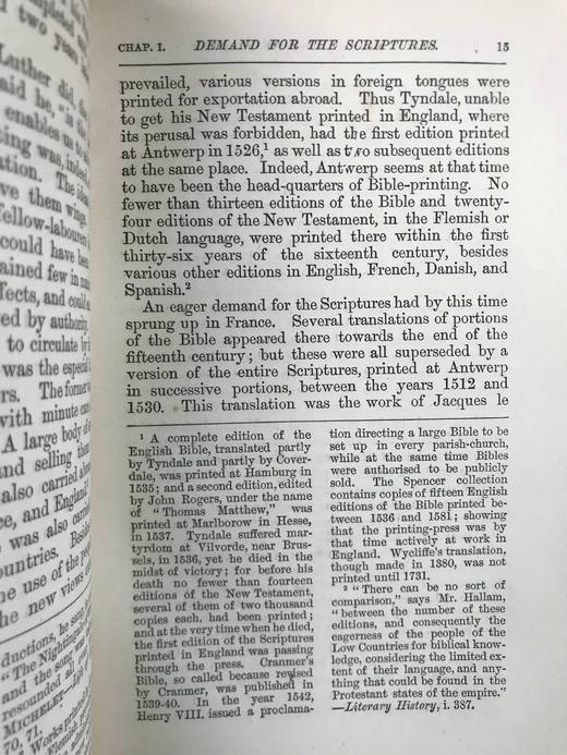 1876年 塞缪尔·斯迈尔斯《胡格诺派》 1幅插图 全真皮精装32开 商品图7