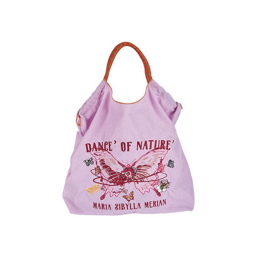 大英博物馆 博物志系列 蝴蝶刺绣 收纳购物袋 便携单肩包 日常收纳 出游通勤包 商品图4