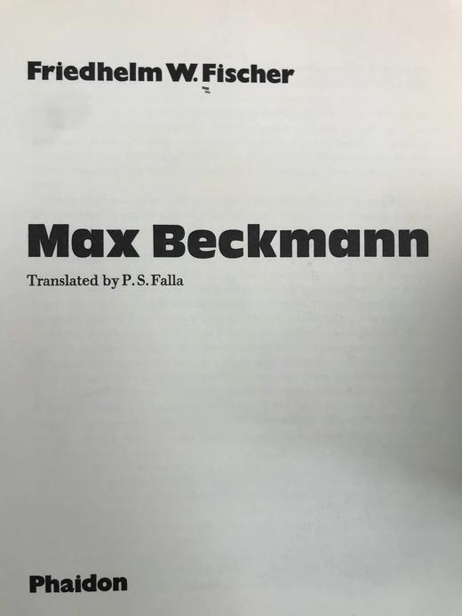 马克斯·贝克曼画集 96幅插图 精装大16开 商品图3