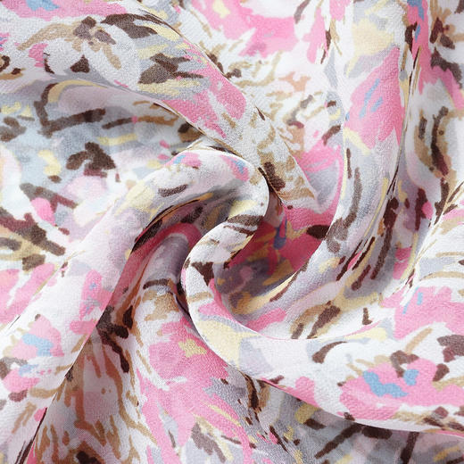 剩S/XL 米思阳2025夏季新款优雅知性碎花连衣裙V领收腰泡泡袖A字裙女0764 商品图3