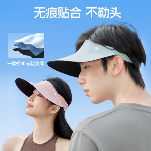 【赠软骨口罩】SINSIN 软软空顶帽子 无痕更舒适 高倍防晒 3色可选 商品图3
