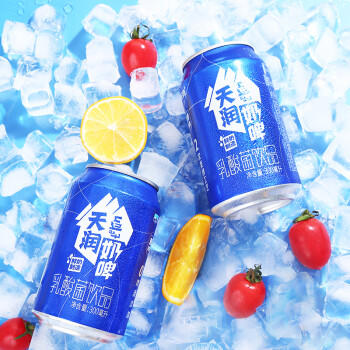 天润奶啤乳酸菌风味牛奶饮品 300ml*24罐 礼盒装 商品图2