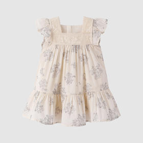 英氏-童衣类（夏）H4英梭背心裙浅雅杏100CM女