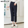 NEELLY纳俪商场同款西装裤女秋季新款下开叉设计直筒哈伦裤百搭N22074H04412 商品缩略图1