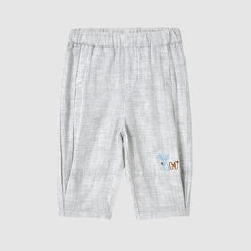 英氏-童衣类（春）H4英梭长裤花灰B1117100CM男