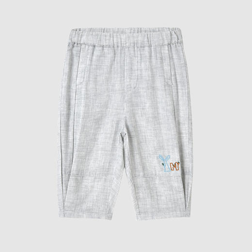 英氏-童衣类（春）H4英梭长裤花灰B1117100CM男 商品图0