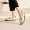 Safiya/索菲娅 2023秋新款外穿一脚蹬休闲编织平底渔夫鞋 SF33112423 商品缩略图1
