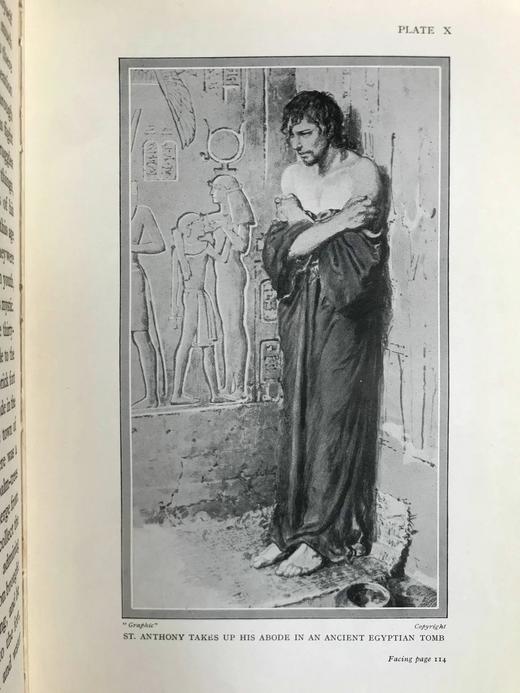 约20世纪早期 飞向古代遗迹 28幅插图 漆布精装18开 商品图11