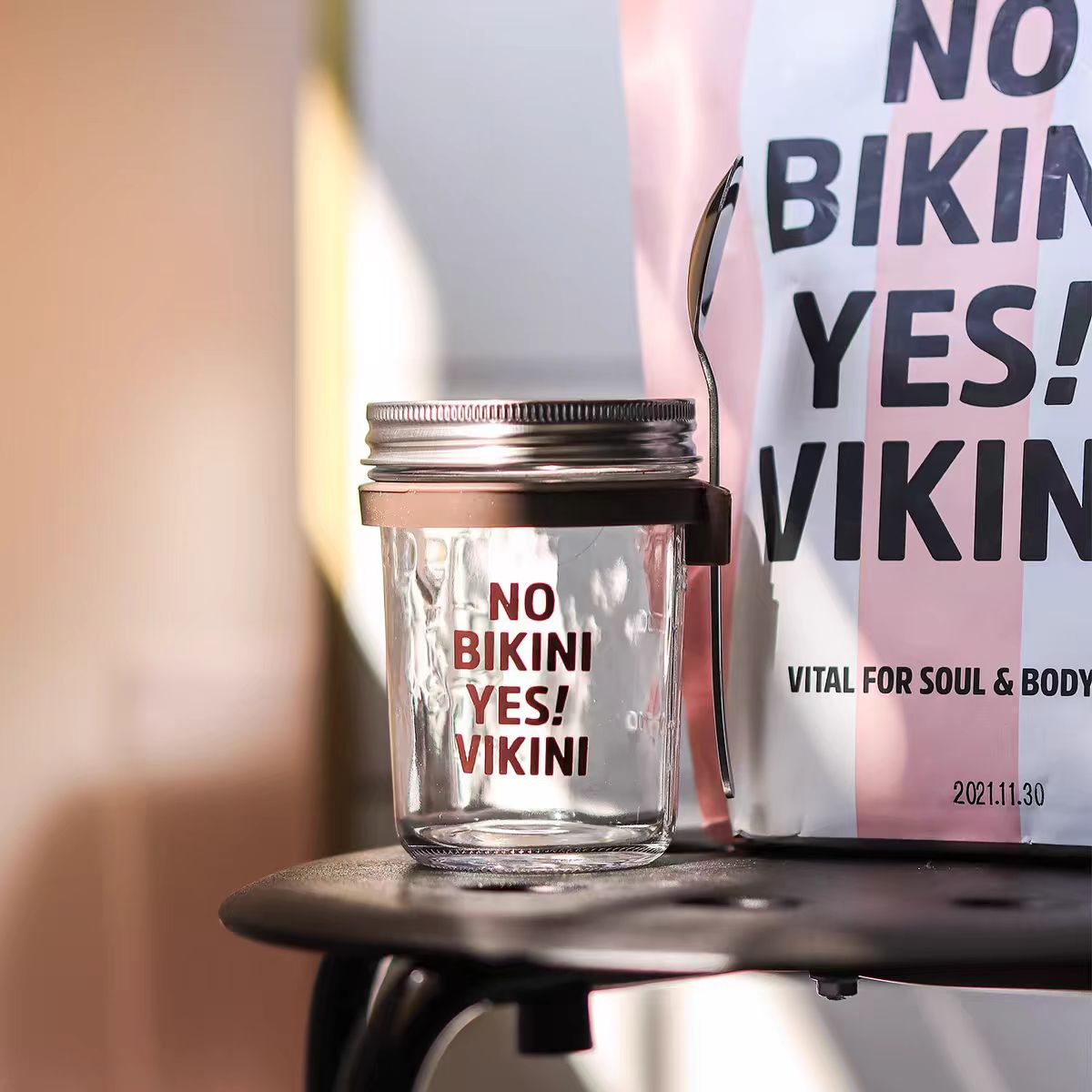 【积分兑换】随浙江仓订单一起发！老客福利！！超实用超方便的带勺玻璃杯~可冲泡代餐粉/咖啡/奶粉！