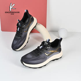 经典鲨2024年夏季新款男士韩版时尚拼色休闲运动鞋跑步鞋KW10-D14031