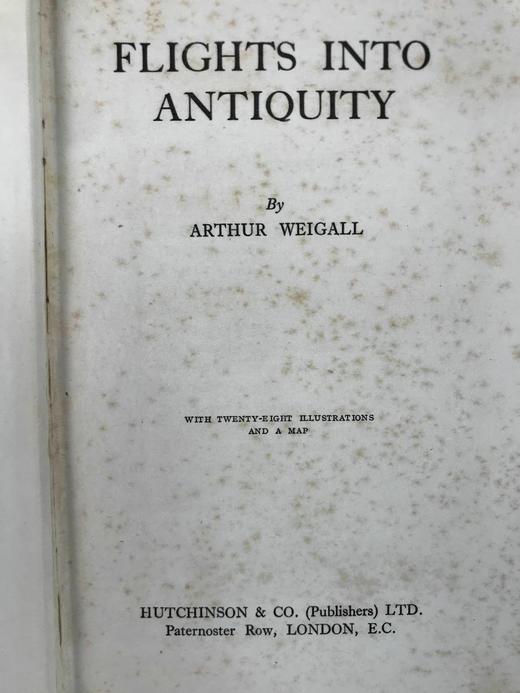 约20世纪早期 飞向古代遗迹 28幅插图 漆布精装18开 商品图2