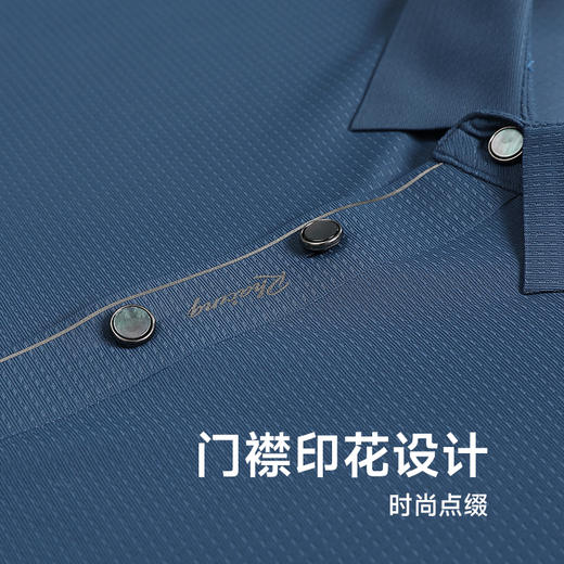 【冰丝高弹】【新款DGD】大依优型大码短袖POLO衫夏季加肥加大休闲商务舒适宽松透气男装上衣肥佬半袖 商品图2