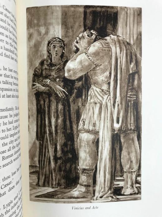 诺奖作品！显克维支《你往何处去》 32幅插图 精装16开带书匣 商品图10