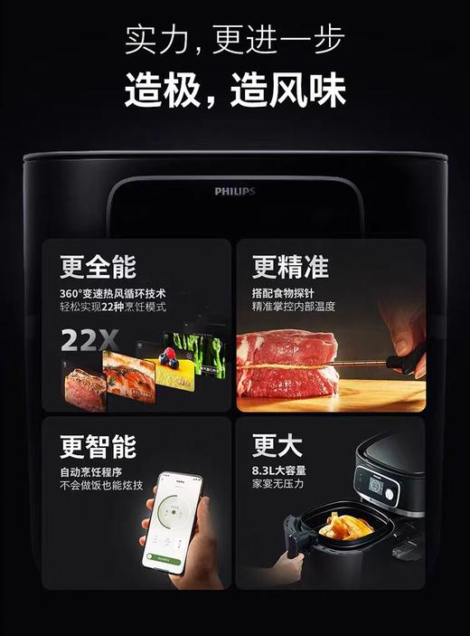 7F PHILIPS飞利浦百变空气炸锅HD9880 商品图4