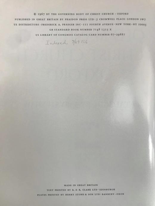 牛津基督教堂古典大师绘画作品图集 235幅插图（6幅彩色） 精装大16开 商品图4