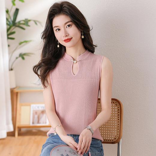 时尚冰丝显瘦，薄款内搭无袖背心CC-101-1882 商品图3