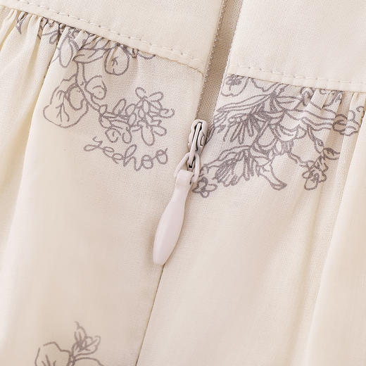 英氏-童衣类（夏）H4英梭背心裙浅雅杏100CM女 商品图7