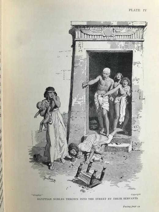 约20世纪早期 飞向古代遗迹 28幅插图 漆布精装18开 商品图7