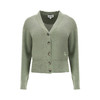 KENZO 高田贤三 女士小虎头徽标贴花混纺羊毛长袖针织衫 绿色 FB52 CA554 3AB 49 商品缩略图0