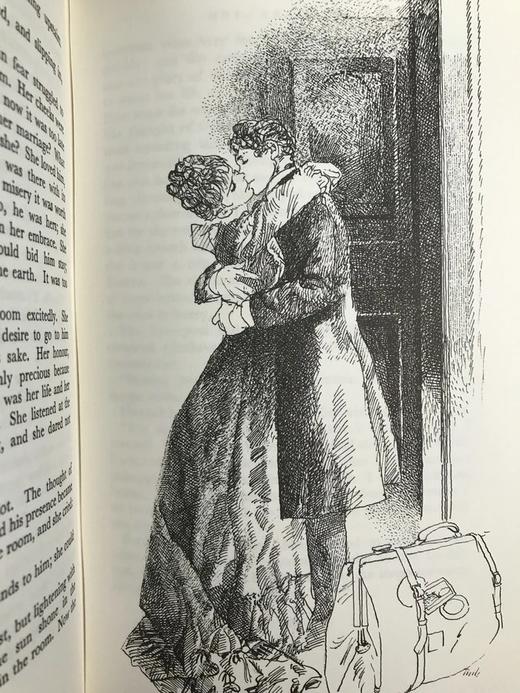 毛姆《克雷杜克夫人》 卡雷尔·托尔插图 复古仿皮精装32开 商品图11