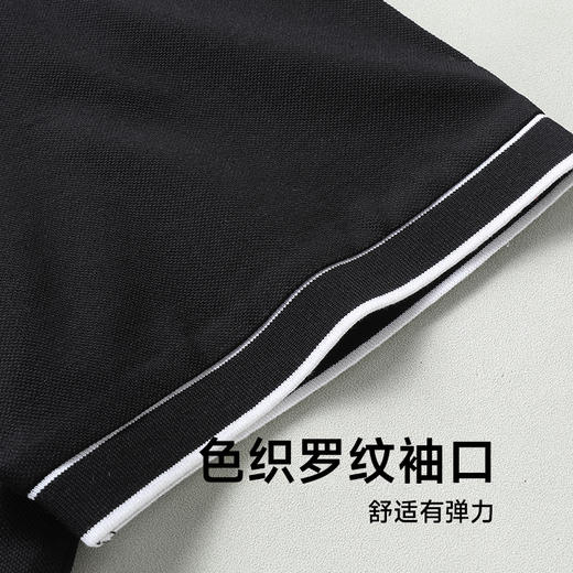 【Q】【桑蚕丝】【新款DWP】大依优型大码高品质短袖Polo衫翻领加肥加大男士大号弹力透气舒适 商品图2