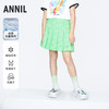 女童凉感百褶短裙抗菌裙子BLUE新款安奈儿童装实体店同款AG423828 商品缩略图0