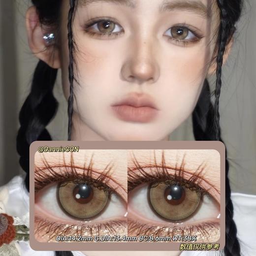 Laseecon半年抛·贝鲁棕·14.2mm(着色参考13.4mm)·0-800度(无525/575) 韩产进口·(建议佩戴3-4个月左右更换) 商品图0