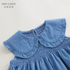 马克珍妮女童娃娃领无袖牛仔连衣裙儿童裙子2024年夏装新款240687 商品缩略图3