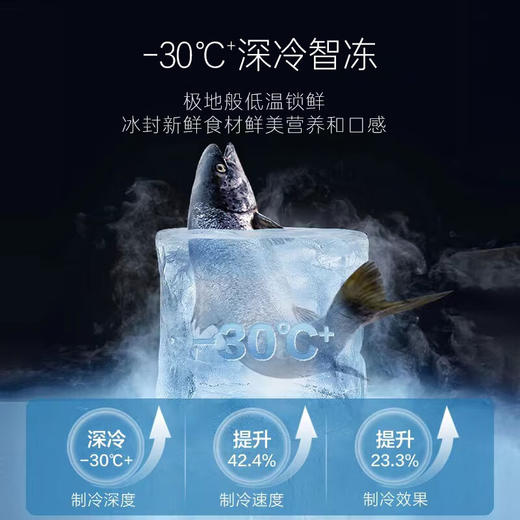 卡萨帝天成633升零嵌细胞级养鲜MSA控氧保鲜科技双重除菌净化彩晶多门冰箱BCD-633WLCFDA4A5U1 商品图2