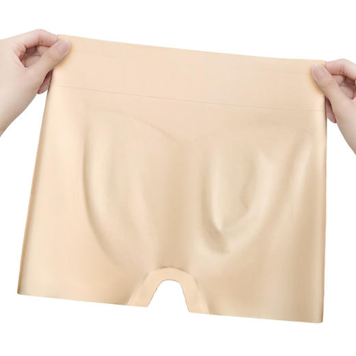 「19.9元包邮！轻薄无痕」安全裤冰丝锦纶加裆女士内裤 无痕夏季薄款防走光透气紧身打底短裤下装 商品图4