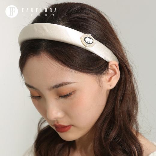 『黑白天鹅』高颅顶宝石发箍 商品图4