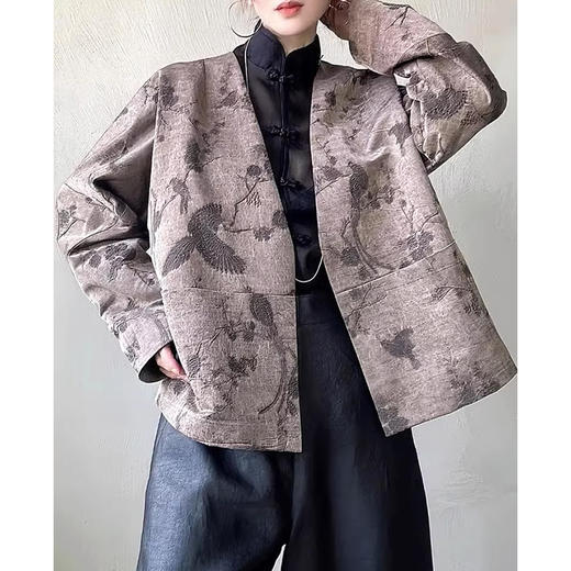 裁缝学苑AS228新款宋锦香云纱复古国风小系外套纸样女装上衣样板 商品图3