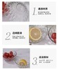ins耐热玻璃沙拉碗透明水果钻石碗 2个/盒 商品缩略图1