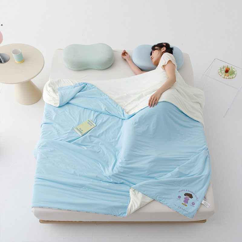 顶柔棉花糖雪糍双面控温被BX2218