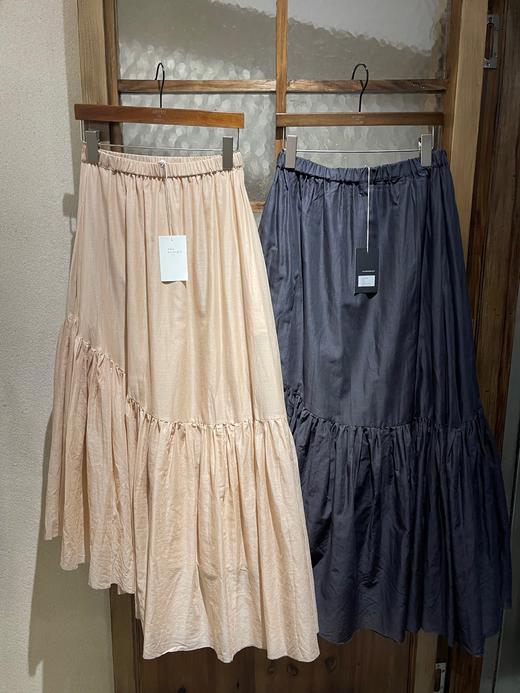 elsa esturgie 不对称设计褶皱半身裙（内衬薄纱） 商品图14