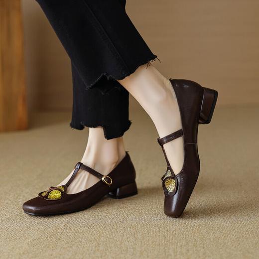 【预售5天】法式复古玛丽珍鞋，方头小众设计感单鞋XY&168698 商品图3